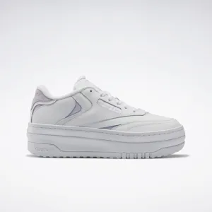Reebok Footwear Women Club C Extra Shoes FTWWHT/LUMLIL/FTWWHT