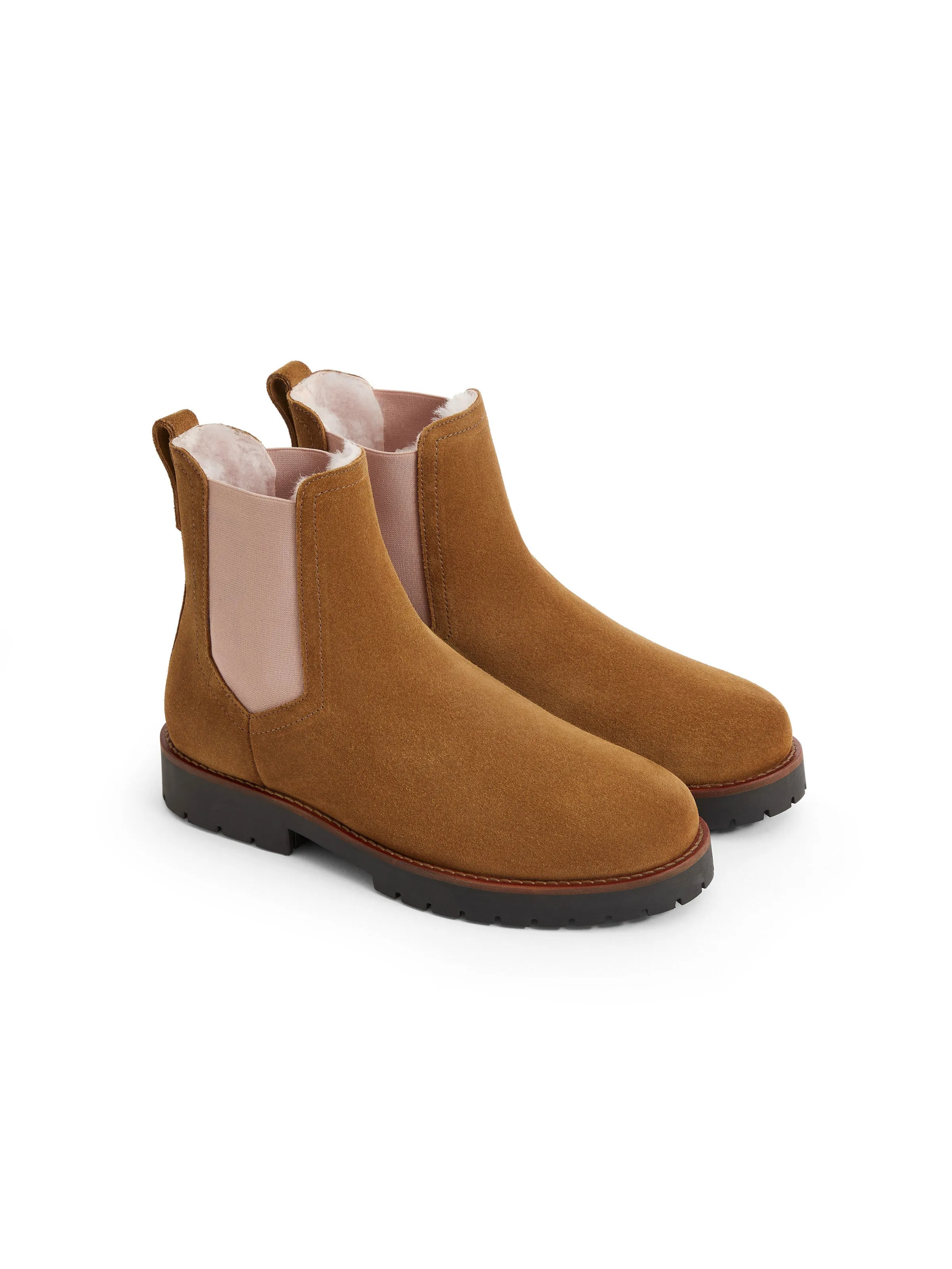 Sheepskin Boudica - Breast Cancer Now Tan & Pink