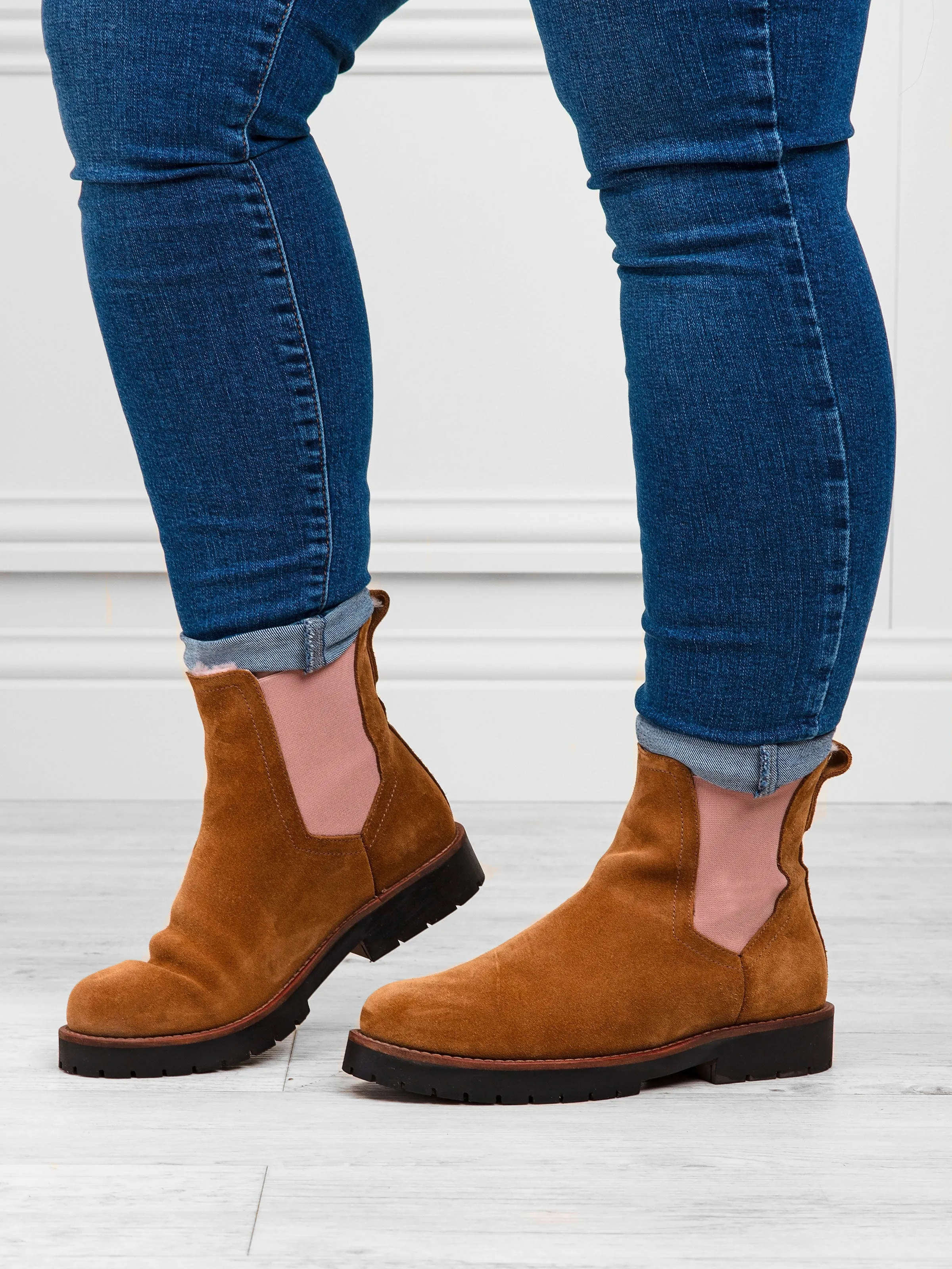 Sheepskin Boudica - Breast Cancer Now Tan & Pink