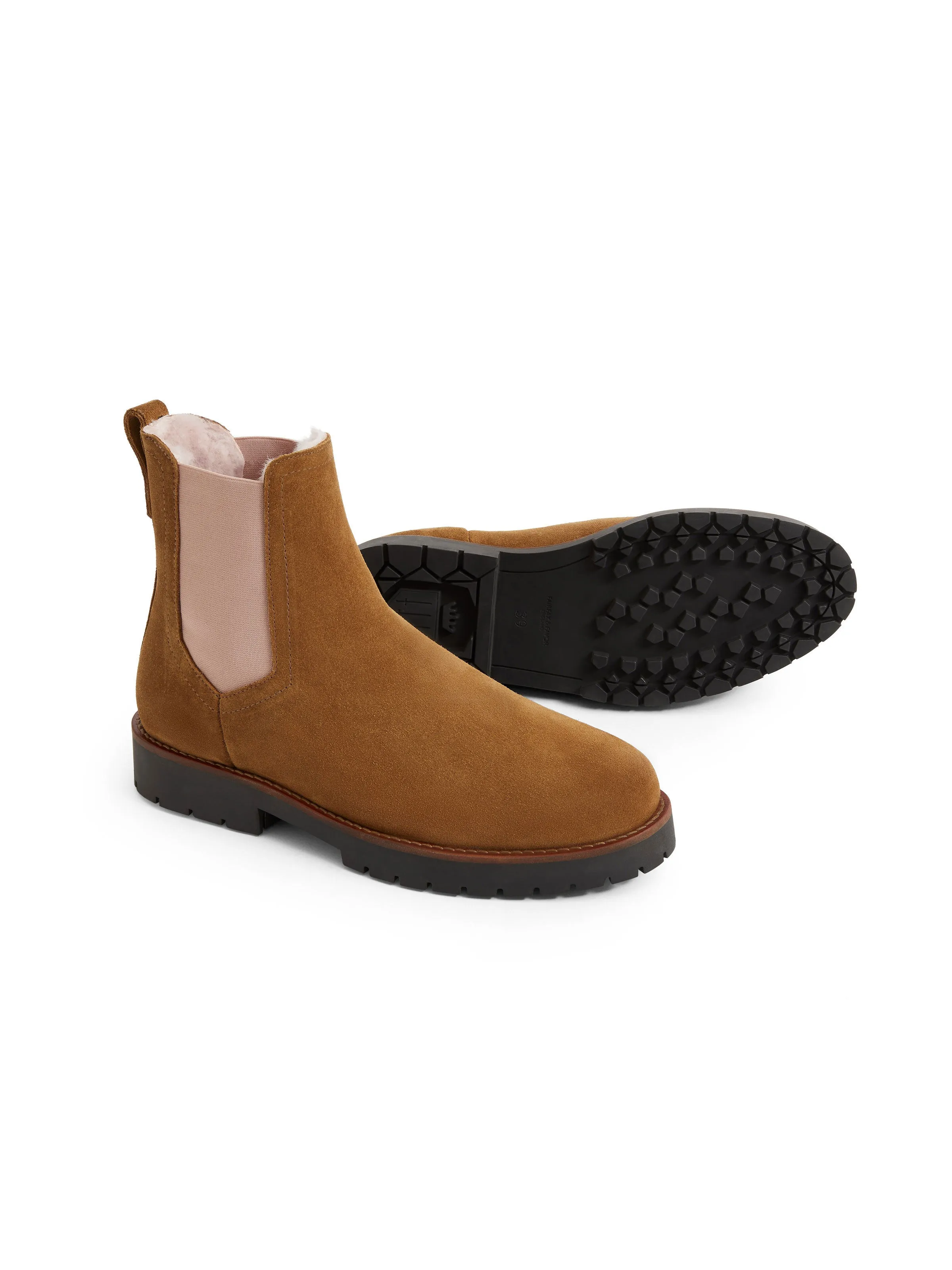 Sheepskin Boudica - Breast Cancer Now Tan & Pink