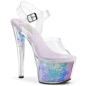 SKY-308MC Mermaid Scale Platform Stripper Shoes