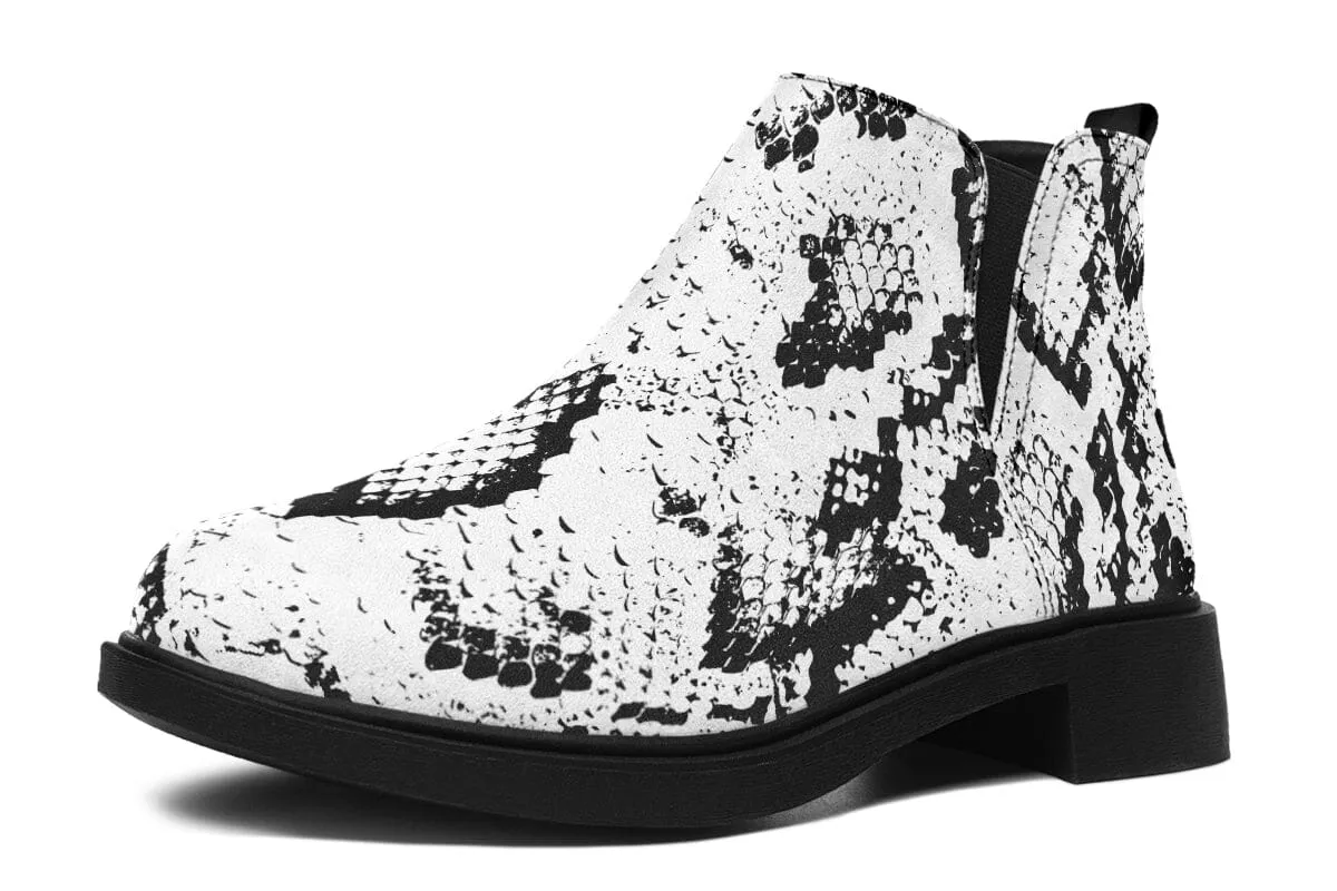 Snake Skin Neat Vibe Boots