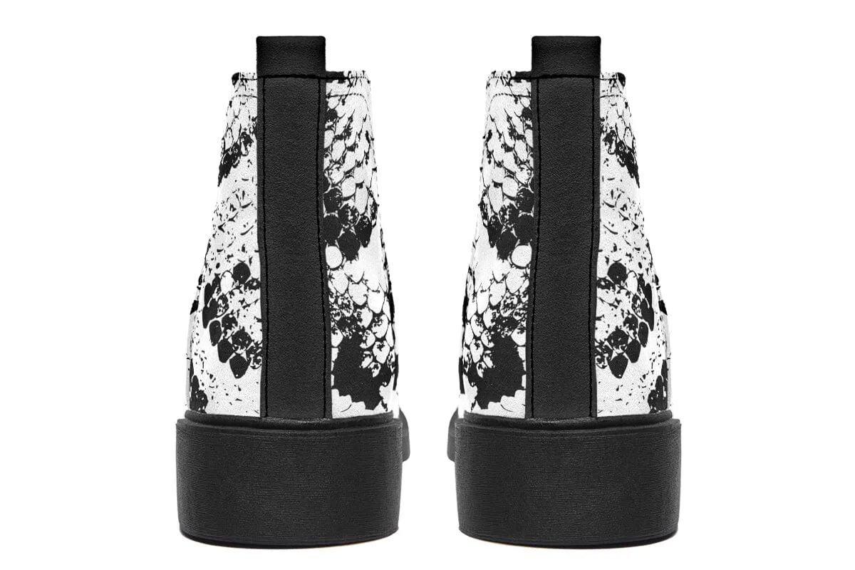 Snake Skin Neat Vibe Boots