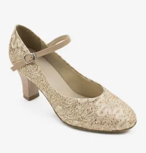 So Danca - Rosalina 2.5” Heel Ballroom Shoe - Adult (BL166) - Sparkle Gold