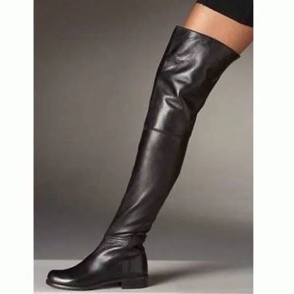 Stuart Weitzman Hilo Thigh High Leather Boots 8