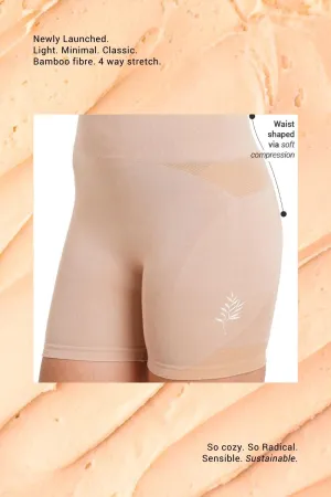 Super Soft Bamboo Fibre Antimicrobial Seamless Tummy Tucker and Thigh Shaper-ISP066-Skin-