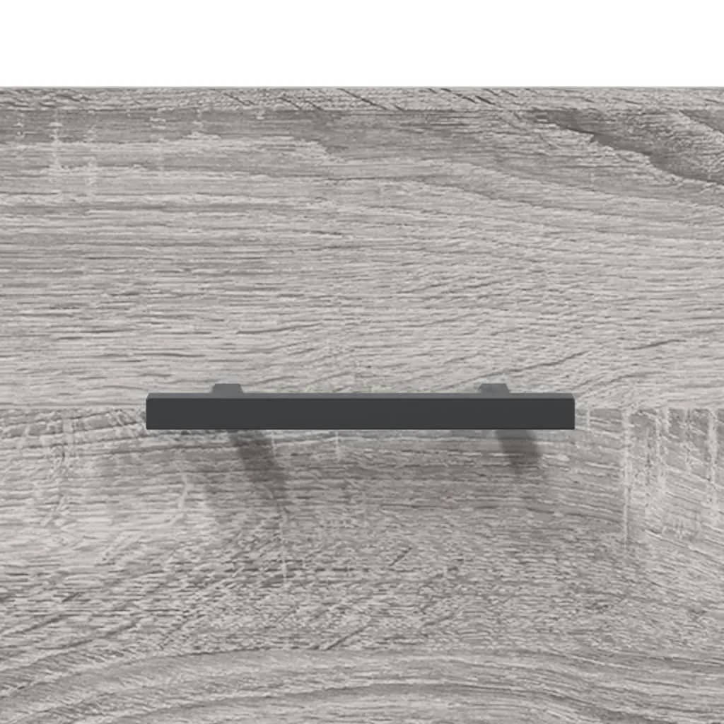 vidaXL Shoe Bench Grey Sonoma 102x35x55 cm Engineered Wood
