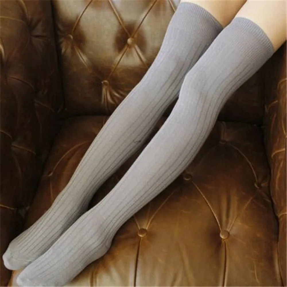 women wintertime overknee socks cable knitted lacetop cozy stockings ✈️ free.shipping