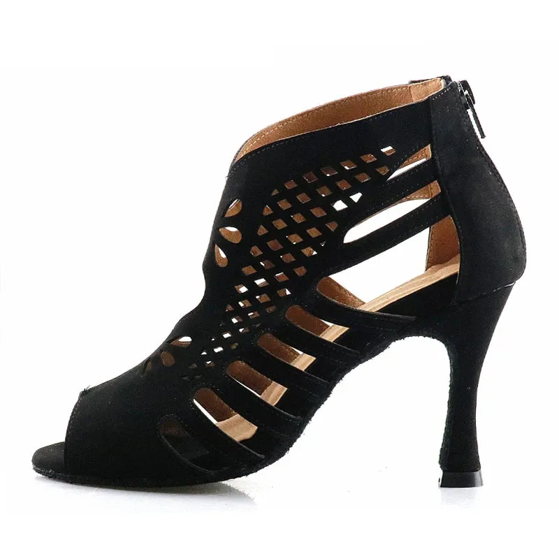 Women's Suede Customized Heel Salsa Dance Jazz Dance Shoes Heels