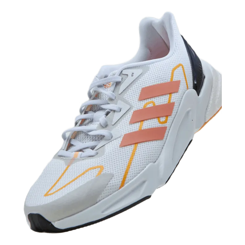 X9000L2 Shoes Cloud White / Ambient Blush / Acid Orange