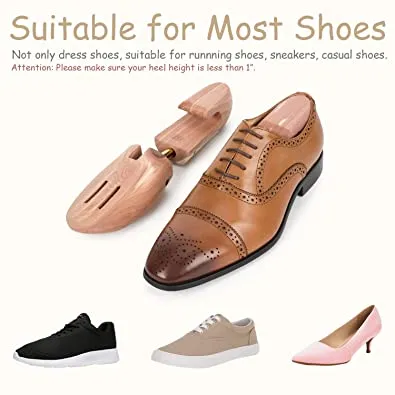 YEEGOR Cedar Shoe Trees for Men | 4 PACK