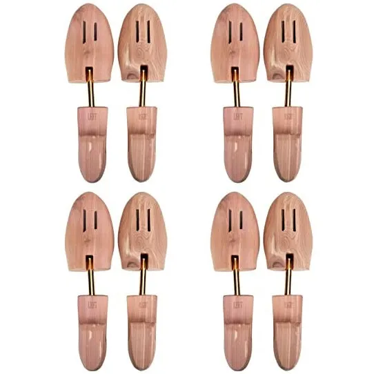 YEEGOR Cedar Shoe Trees for Men | 4 PACK